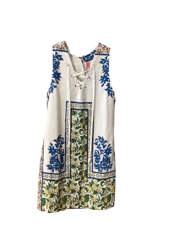 Grand Opening Sale Floral Print Dress Casual Short Tracy Reese, Size S