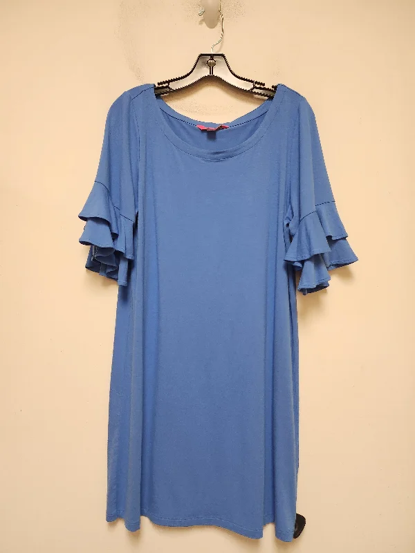 Big Discounts Blue Dress Casual Short Lilly Pulitzer, Size L