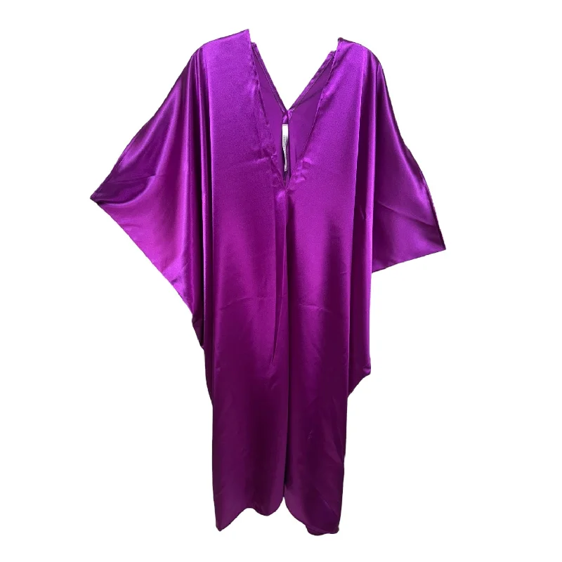 Price Cut Handmade Caftan Dress Casual Maxi By Jennifer Grace In Purple, Size: Osfm