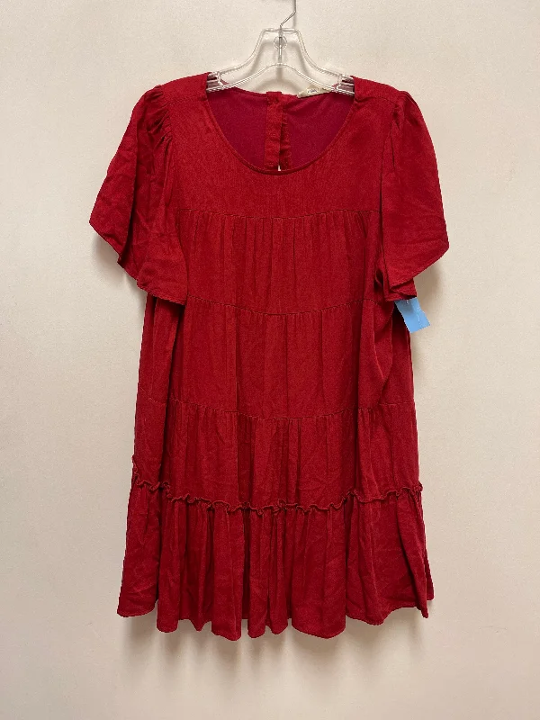 Price Drop Alert Dress Casual Short By Altard State In Red, Size: L