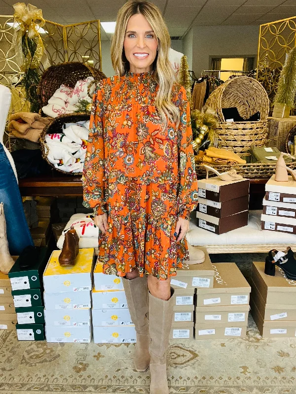 Best Bargains FALLING FOR THE COLORS DRESS--WINTER SALE