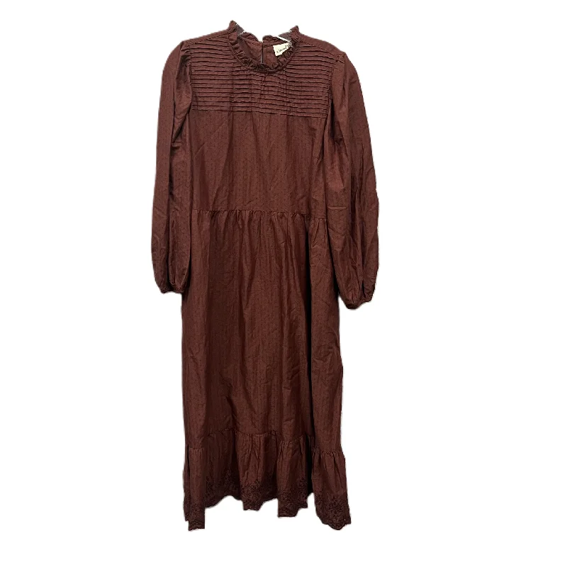 Major Savings Dress Casual Maxi By Universal Thread In Brown, Size: Xl