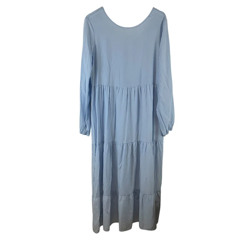Value Deals Dress Casual Maxi By Clothes Mentor In Blue, Size: L