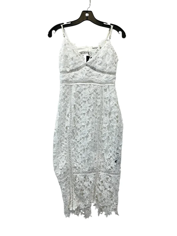 Bonus Savings Dress Casual Maxi By Fashion Nova In White, Size: S