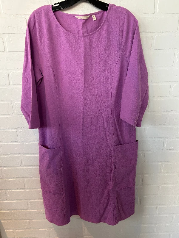 Extra Savings Dress Casual Midi By Soft Surroundings In Purple, Size: M
