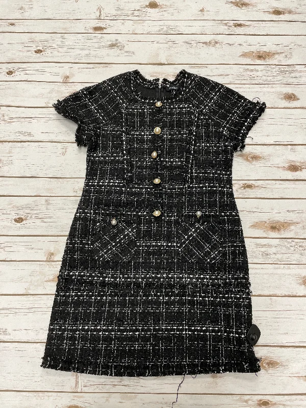 New Arrival Dress Party Short By Lea & Viola In Black & White, Size: M