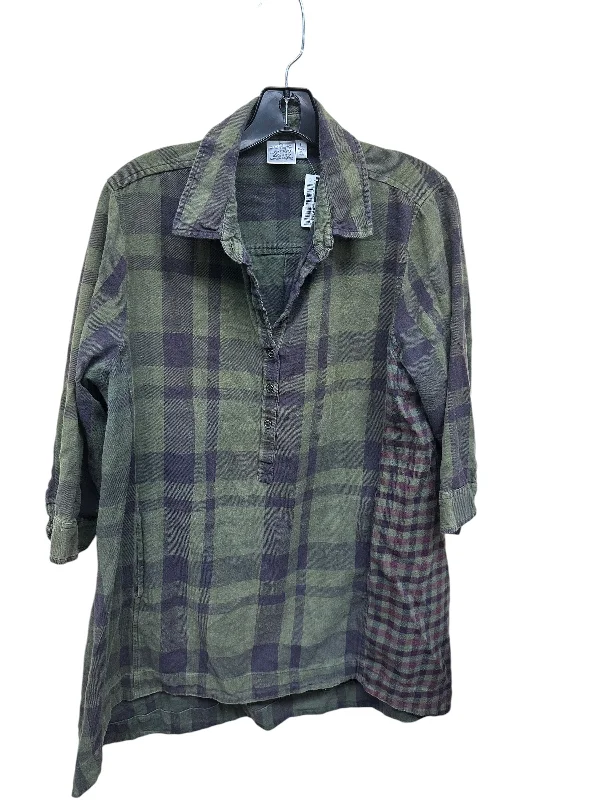 Special Promotion Dress Casual Short By Parsley & Sage In Green, Size: L