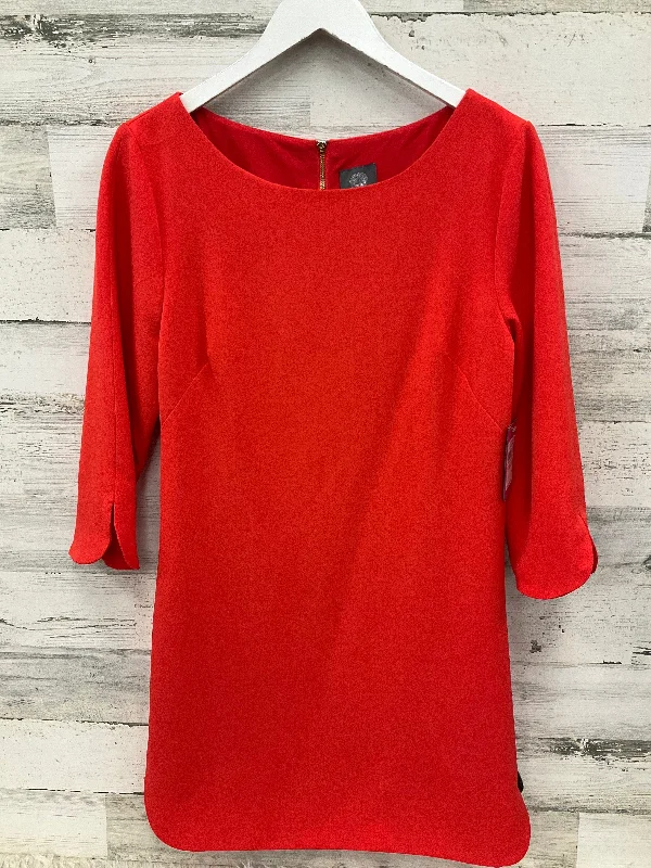 Special Price Dress Casual Short By Vince Camuto In Red, Size: M