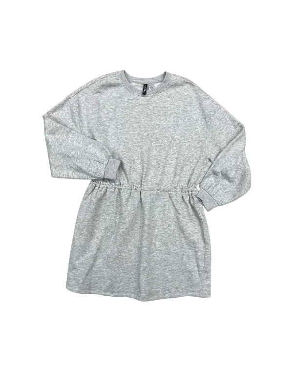 Crazy Savings Dress Casual Midi By Divided In Grey, Size: L