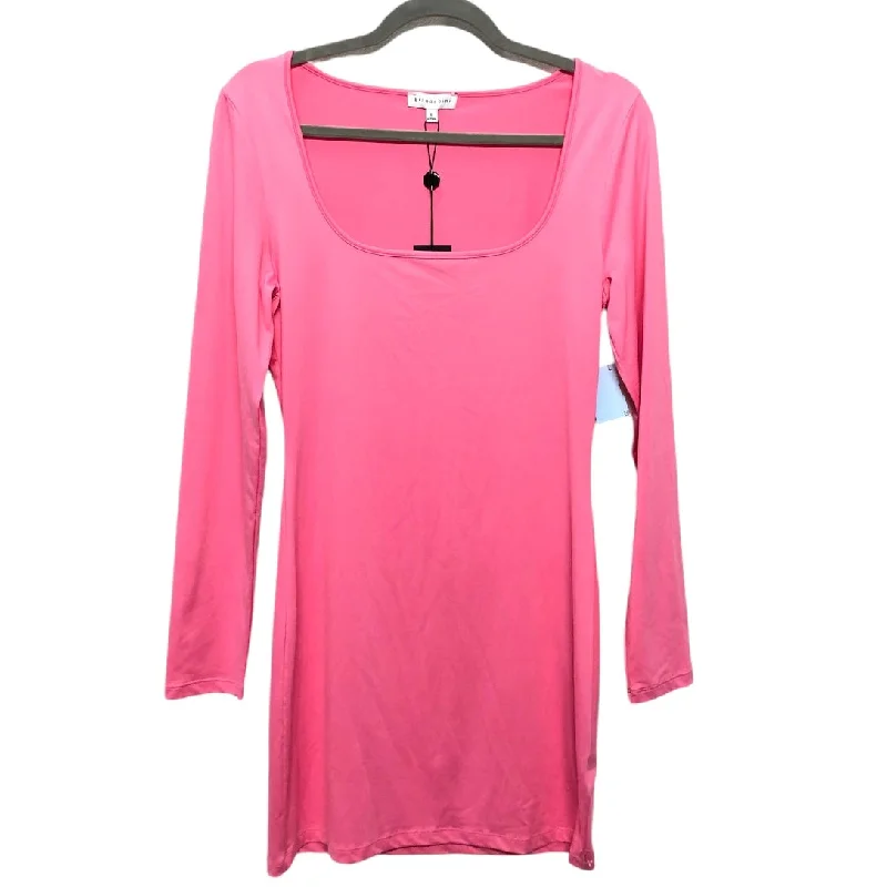 Bonus Savings Dress Casual Short By Gianni Bini In Pink, Size: L