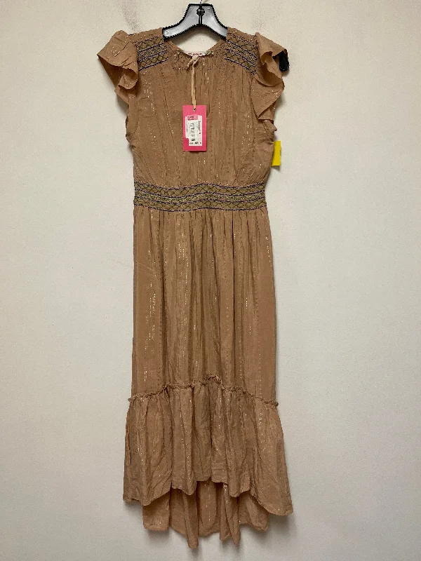 Take Advantage Dress Casual Maxi By Chelsea And Violet In Pink & Silver, Size: M