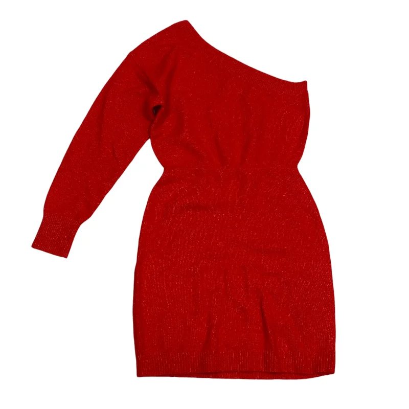 Crazy Deals Dress Sweater By Open Edit In Red, Size: Xs