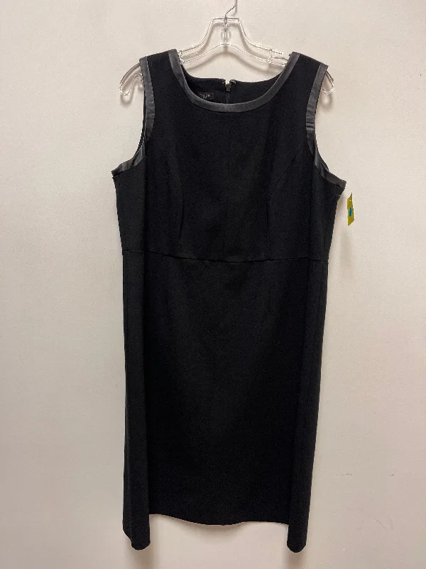 Major Savings Dress Casual Midi By Talbots In Black, Size: 1x