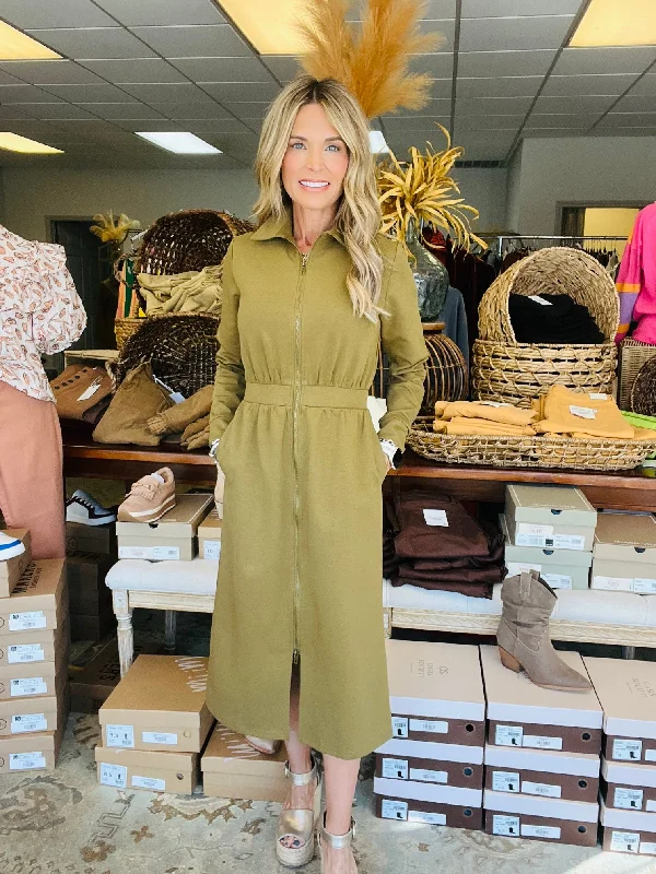 Buy Now ONE IN A MILLION DRESS-OLIVE