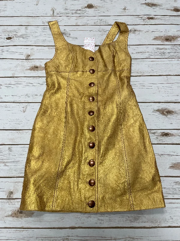 Friends and Family Sale Dress Casual Short By Free People In Gold, Size: S