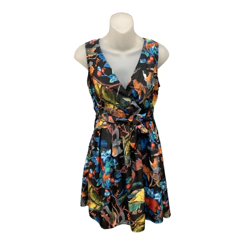 Sneak Peek Sale Floral Print Dress Casual Short Yumi Kim, Size S