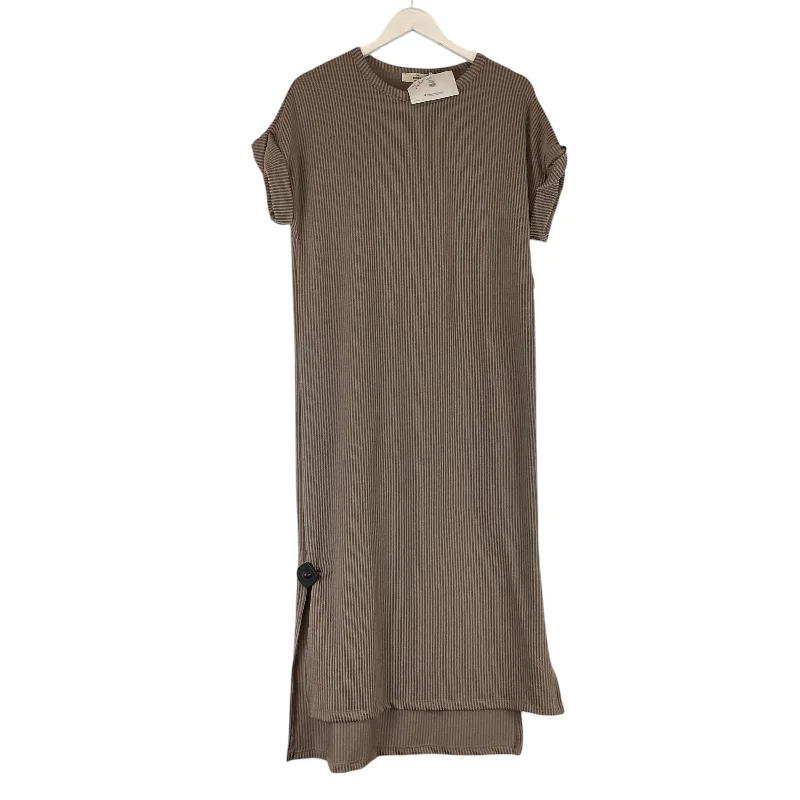 Price Break Dress Casual Maxi By Entro In Brown, Size: S