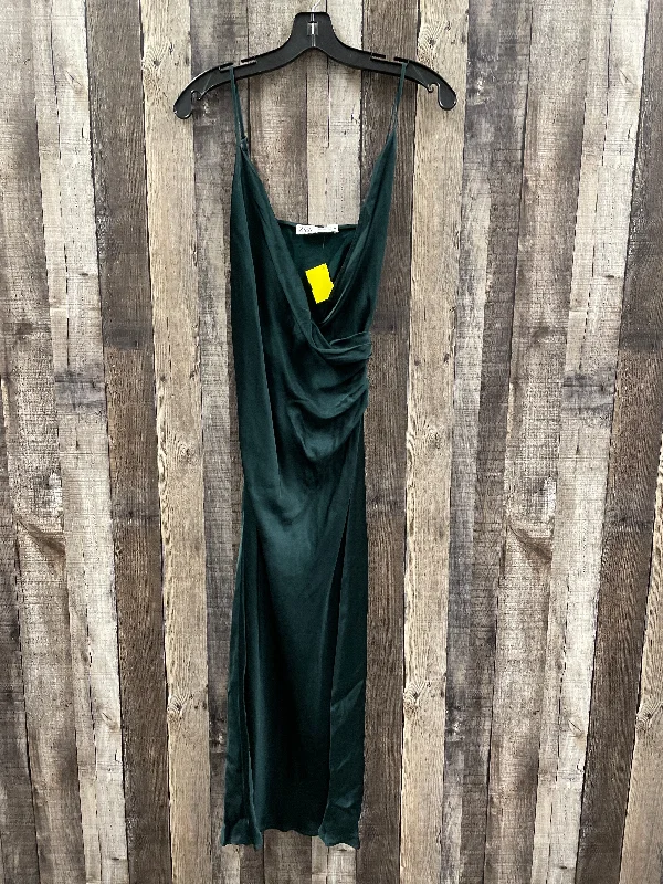 Special Promotion Dress Casual Maxi By Zara In Green, Size: S