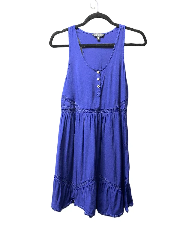 Super Sale Navy Dress Casual Short Express, Size Xs