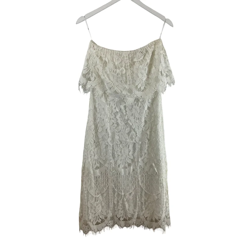Savings Bonanza Dress Party Midi By Lulus In White, Size: S