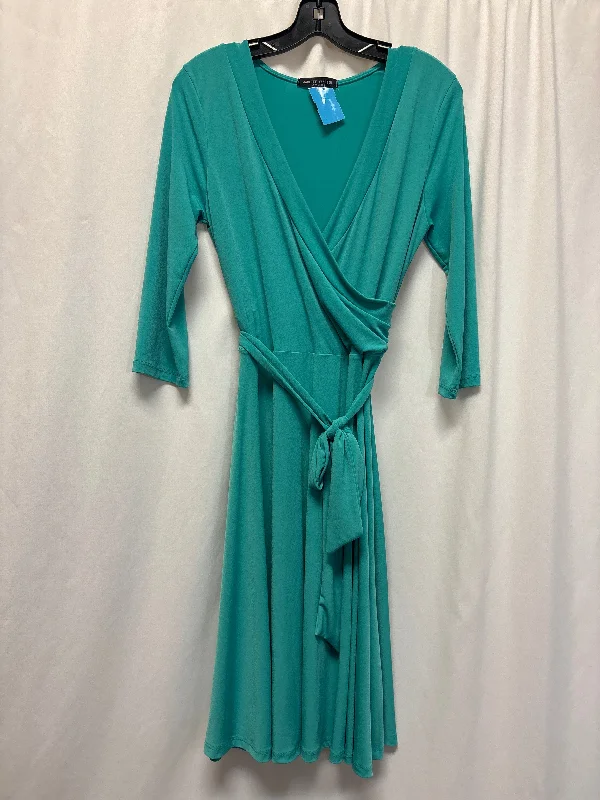 Shop and Save Dress Casual Midi By Clothes Mentor In Green, Size: M