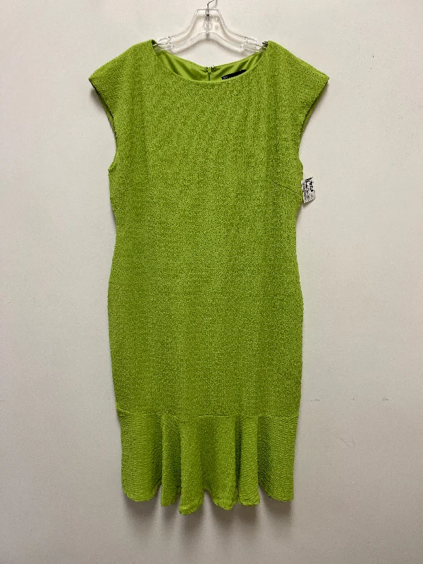 New Deals Dress Casual Maxi By New York And Co In Green, Size: 2x