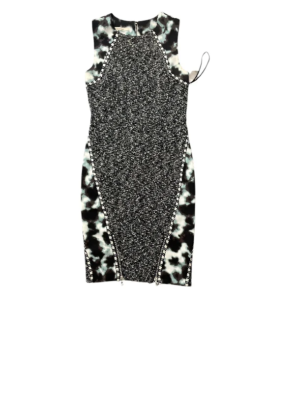 Fantastic Offers Dress Casual Midi By Rachel Roy In Black & Blue, Size: 6