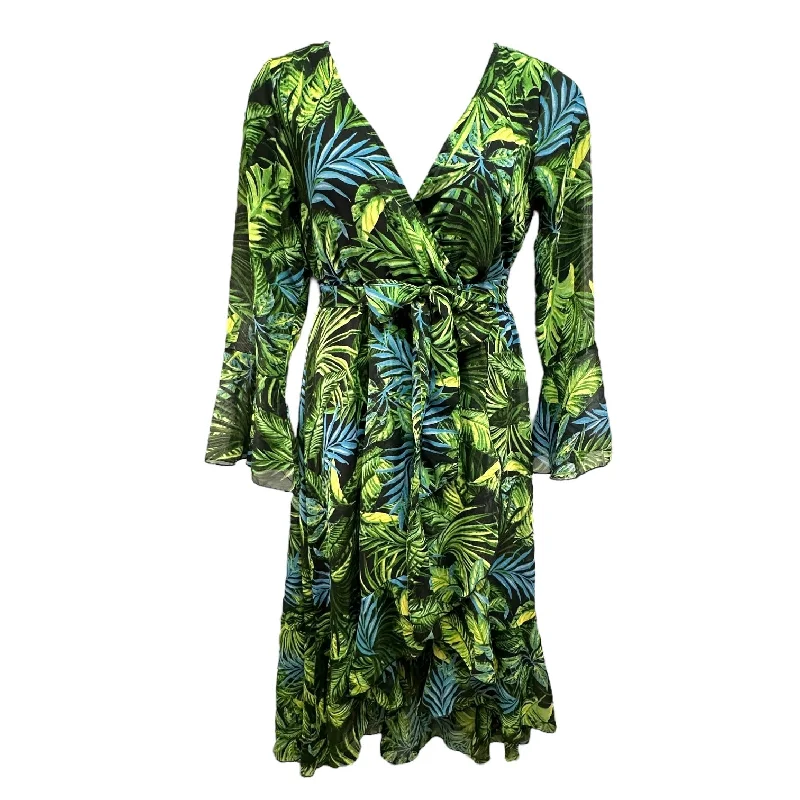 Price Meltdown Tropical Print Maxi Dress UNe Ame, Size XL