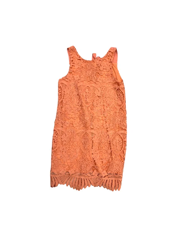 YEAR-End Sale Dress Party Short By Doe & Rae In Orange, Size: S