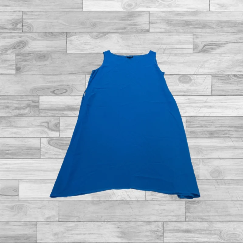 Midnight Madness Dress Casual Short By Eileen Fisher In Blue, Size: Xs