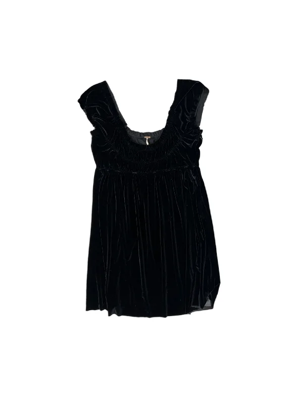 Stock Clearance Dress Casual Short By Free People In Black, Size: M