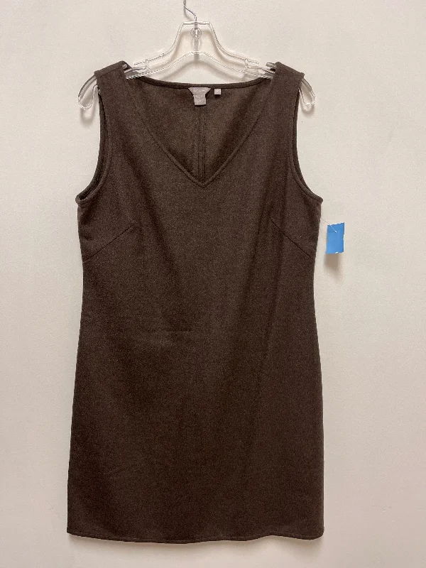Blowout Deals Dress Casual Midi By J. Crew In Brown, Size: 12