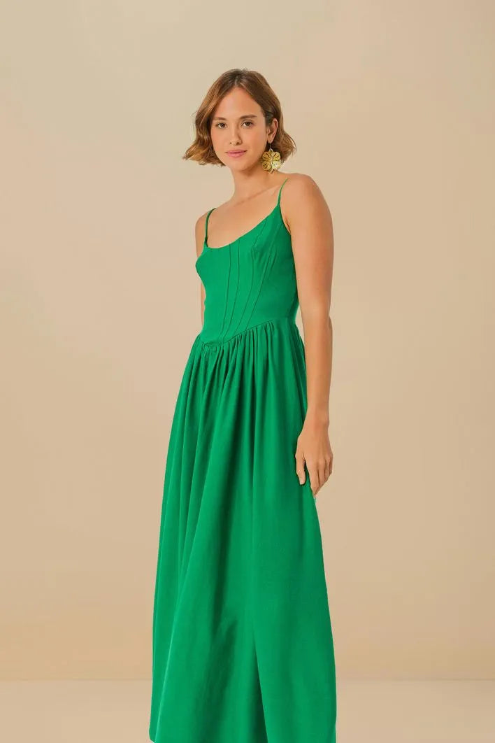 Amazing Deals Vestido Corselet Alcinhas