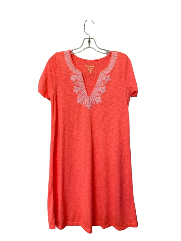 Bonus Savings Dress Casual Short By Lilly Pulitzer In Pink, Size: M