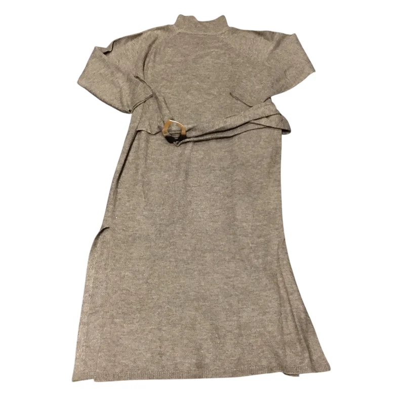 Midnight Madness Dress Sweater By Eloquii In Tan, Size: Xl