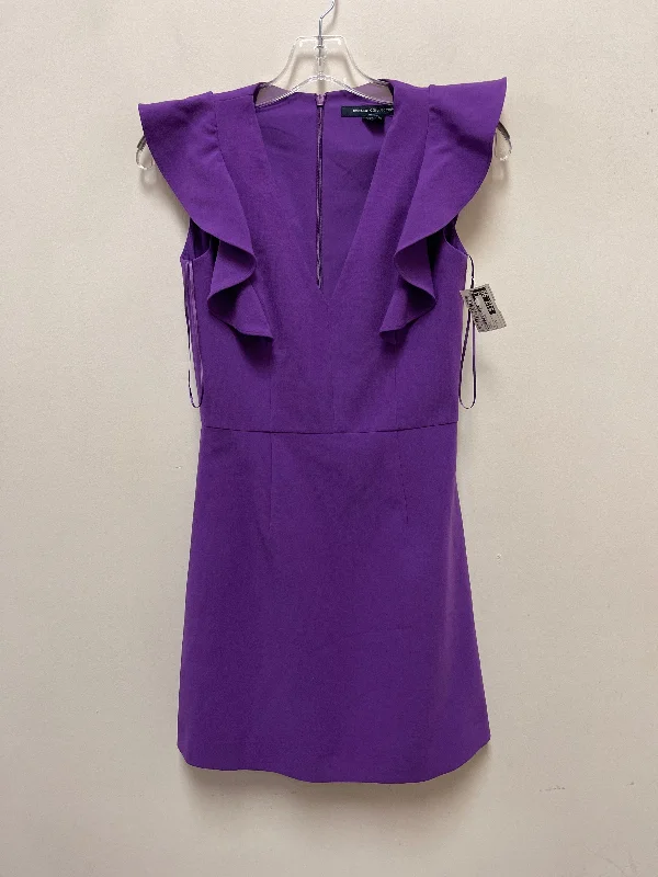 Blowout Sale Dress Casual Short By French Connection In Purple, Size: Xs