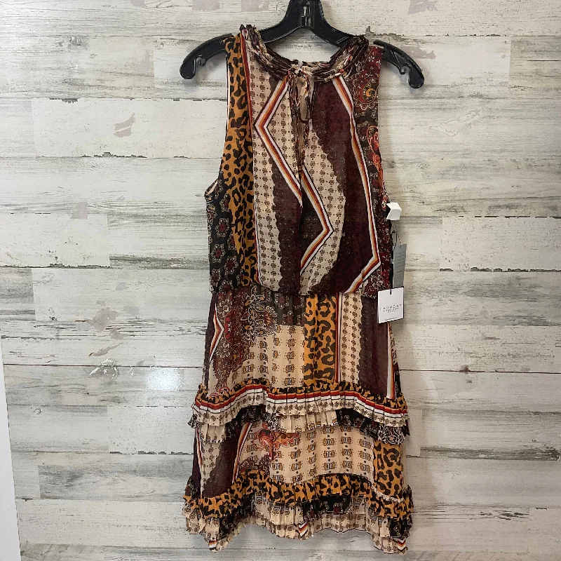 Final Clearance Dress Casual Short By Laundry In Brown, Size: L