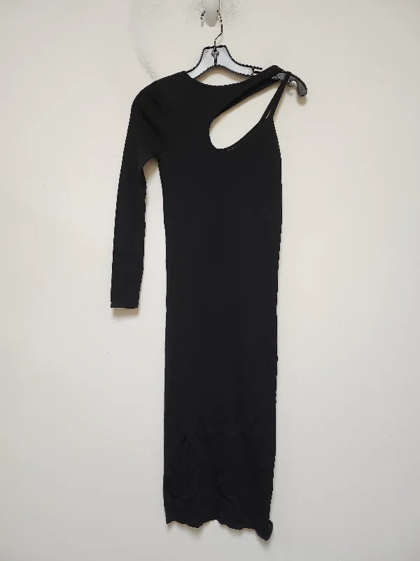 Super Sale Dress Casual Maxi By Zara In Black, Size: S