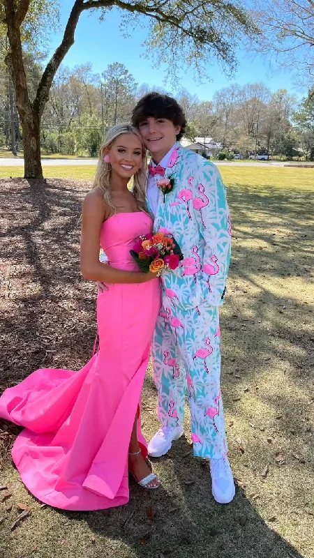 Can't Be Beat Sexy Custom Made Satin Mermaid Prom Dresses Evening Dress ,DS4857