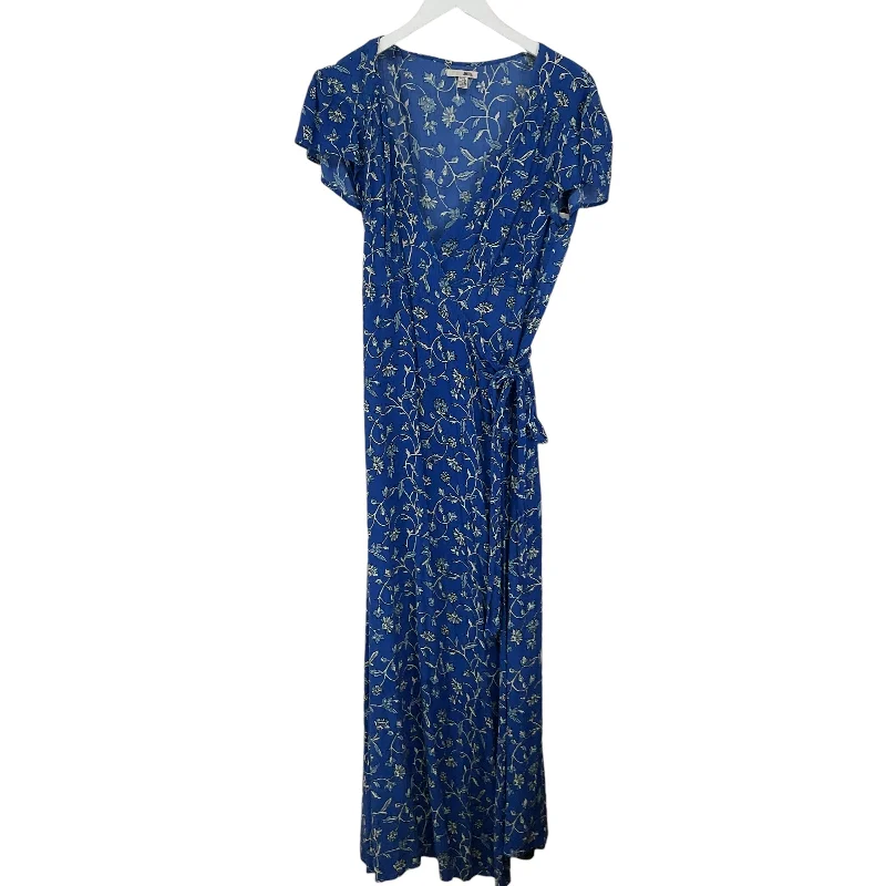 Super Deal Dress Casual Maxi By Clothes Mentor In Blue, Size: S