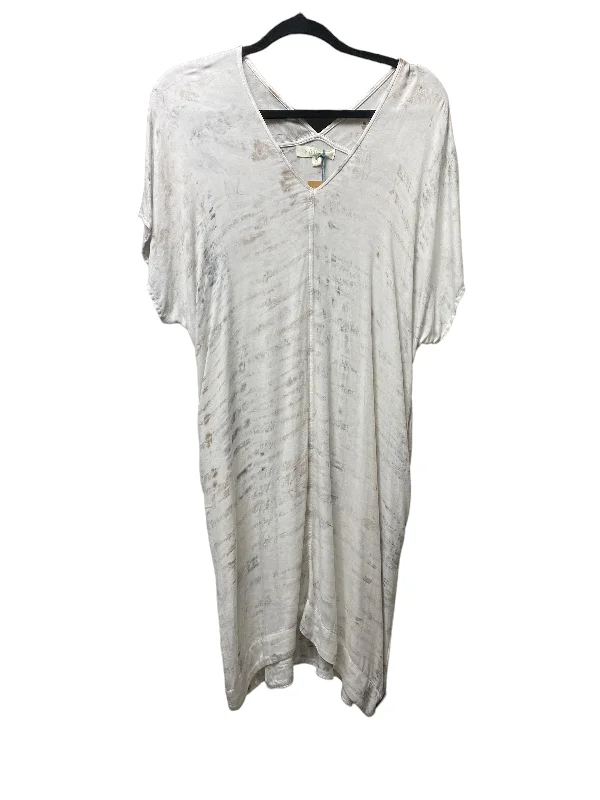 Best Seller Grey & White Dress Casual Short River + Sky, Size Xs