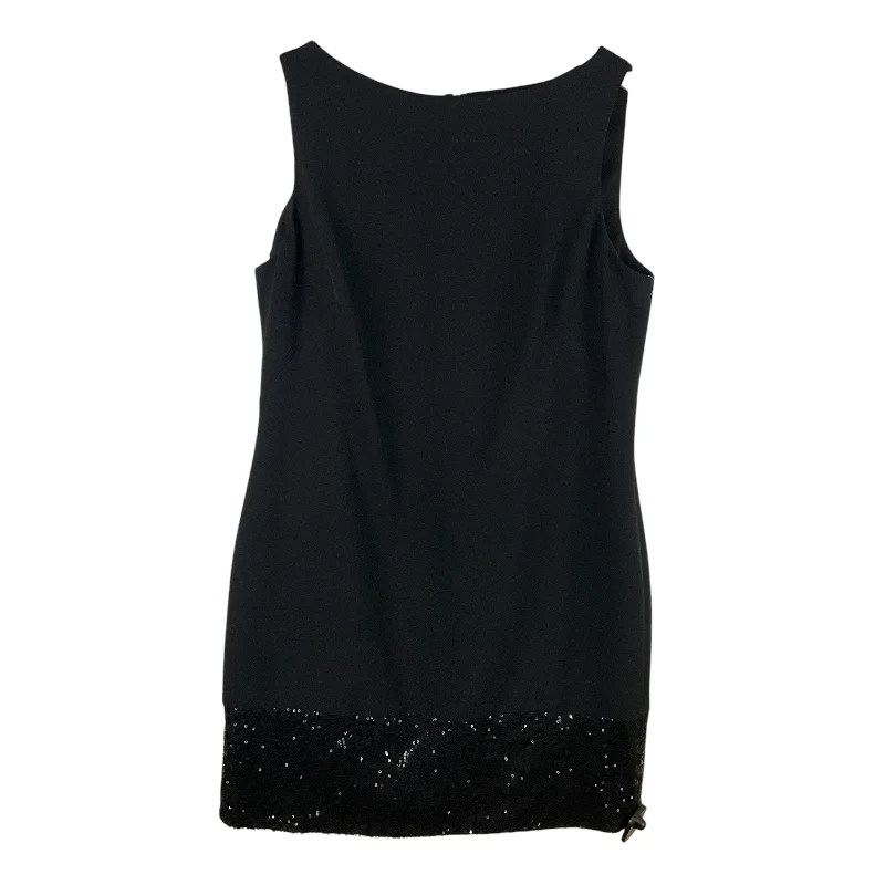 Act Fast Dress Casual Midi By Chaps In Black, Size: 14