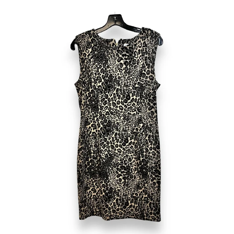 Mega Deal Dress Casual Midi By Calvin Klein In Animal Print, Size: 12