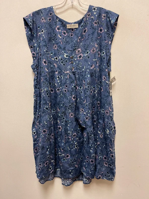 Don’t Miss Out Dress Casual Short By Lucky Brand In Blue, Size: Xl