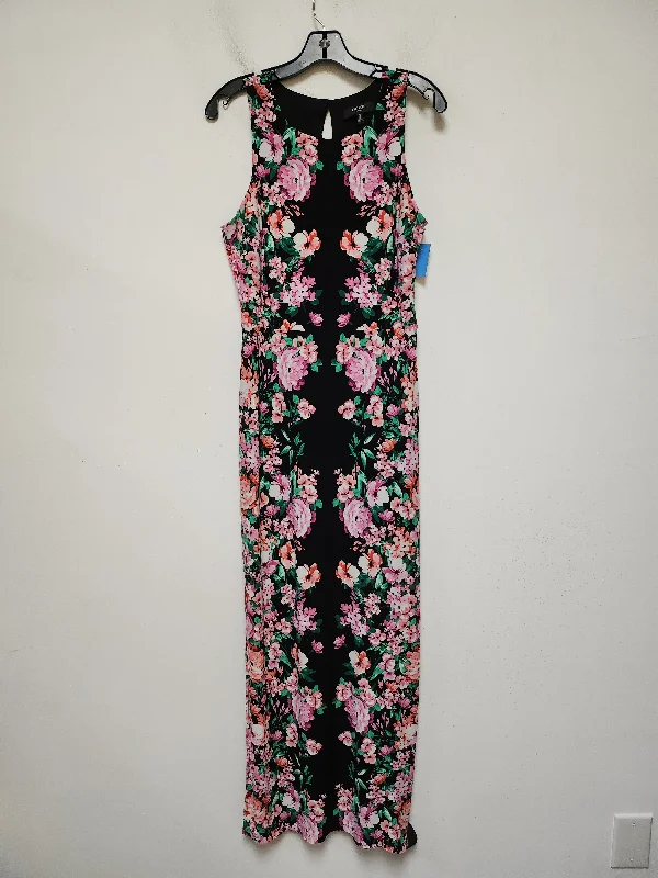 Midnight Sale Dress Casual Maxi By Guess In Floral Print, Size: M