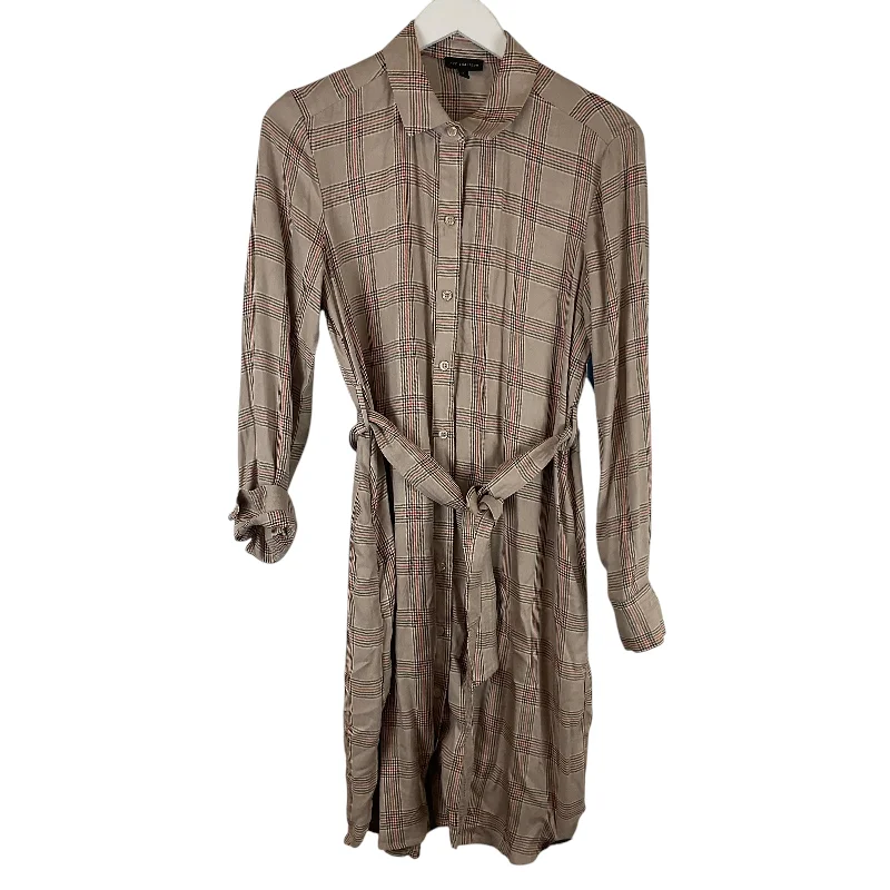 Closeout Sale Dress Casual Maxi By Limited In Plaid Pattern, Size: S