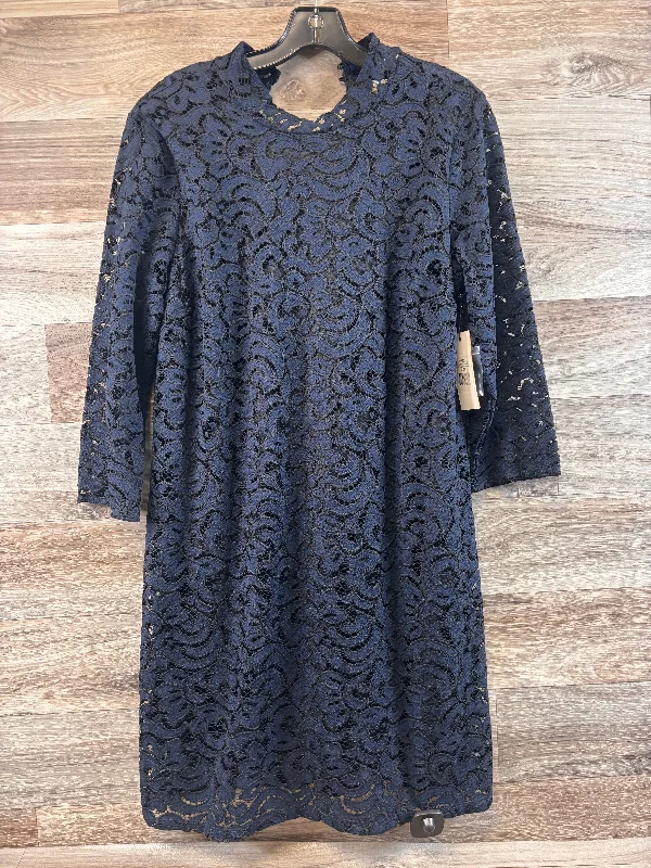 Daily Specials Dress Casual Midi By Clothes Mentor In Navy, Size: L