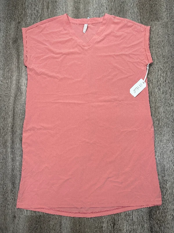 Super Sale Dress Casual Short By Stylus In Orange, Size: L