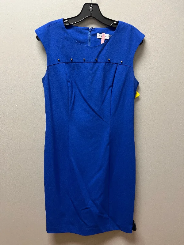 Shop and Save Dress Casual Midi By Calvin Klein In Blue, Size: S