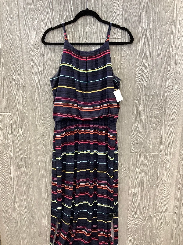Today’s Deal Dress Casual Maxi By Maurices In Striped Pattern, Size: M